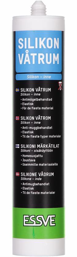 Silikon våtrum 300 ml, transparent