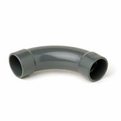 PVC kemi långböj 40, 90°, 2M SIV