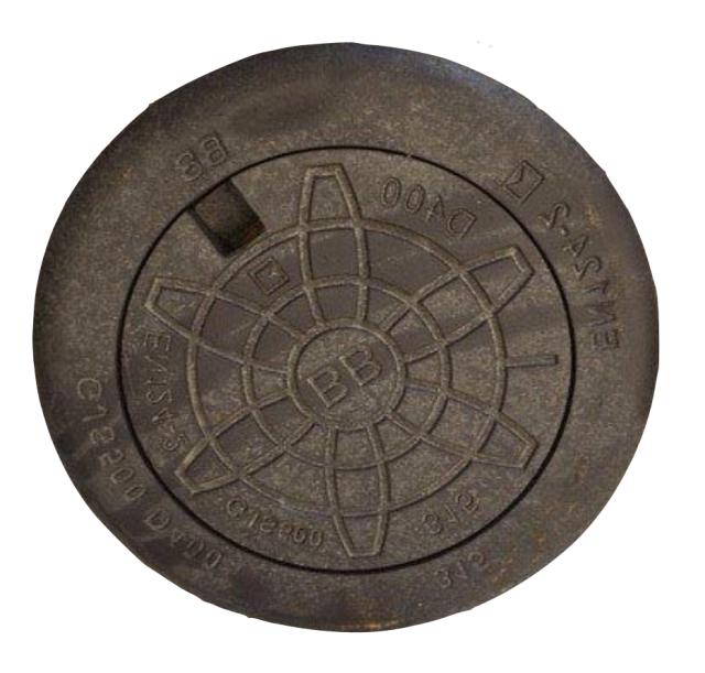 Brunnsbetäckning 315, tät rund