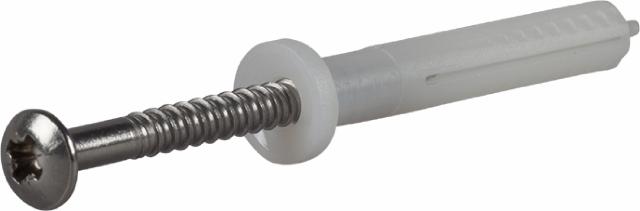 Spikplugg HF krage A2 8X75