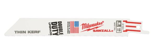 Milwaukee tigersågblad, metall 150X18T 5-pack