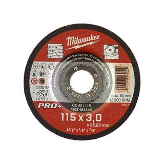 Milwaukee stenkapskiva 115 mm