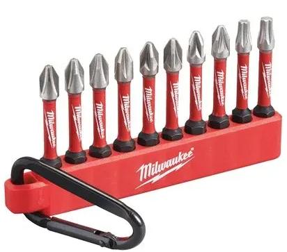 Milwaukee bitssats 2 50 m karbinhake 10-pack