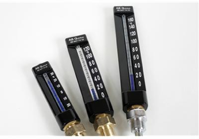 Termometer rak 0/+160° ståldykr 100/15, lång