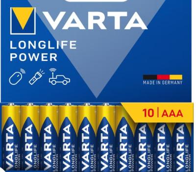 Varta batteri Longlife Power LR03 AAA 10-pack