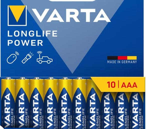 Varta batteri Longlife Power LR03 AAA 10-pack