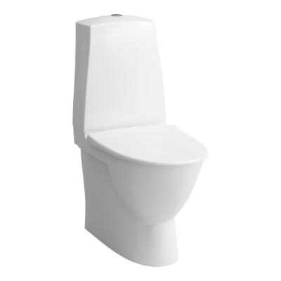 Laufen PRO-N WC-stol, P-lås utan skruvhål, vit