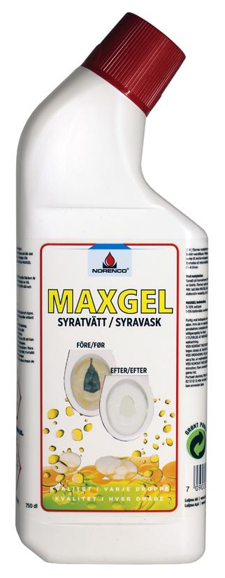 Maxgel syratvätt