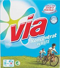 Tvättmedel Via White 750 g  957050X