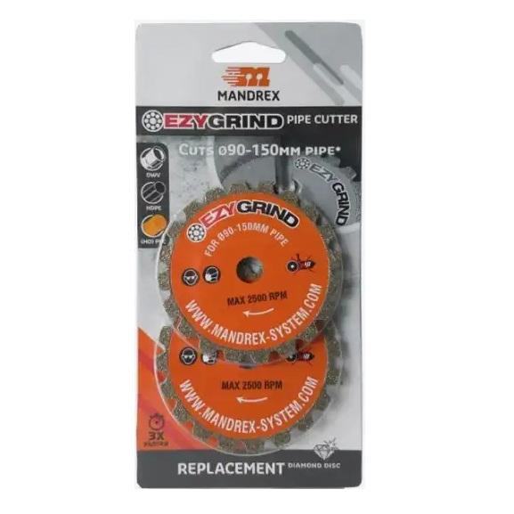 Reservskär rörkap Ezygrin 90-150