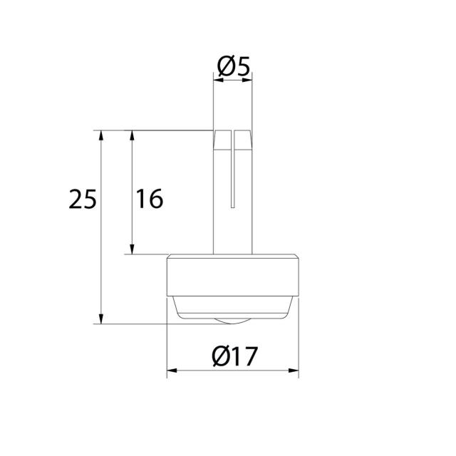 BLYFRI KRANKÄGLA FÖR VENTILÖVERSTYCKE M20X1,5