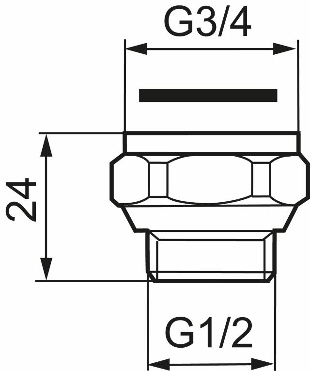 MA övergångsnippel R15XR20