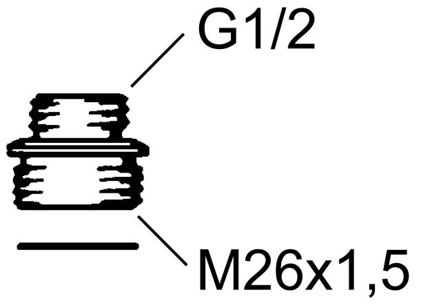 FMM övergångsnippel M26XR15