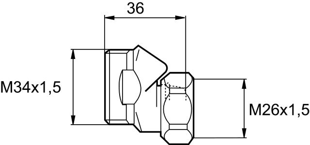 MA 630372 mellankoppling M34XM26
