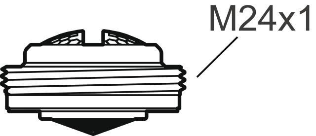 STRÅLSAMLARE M24X1 UTV COIN SLOT