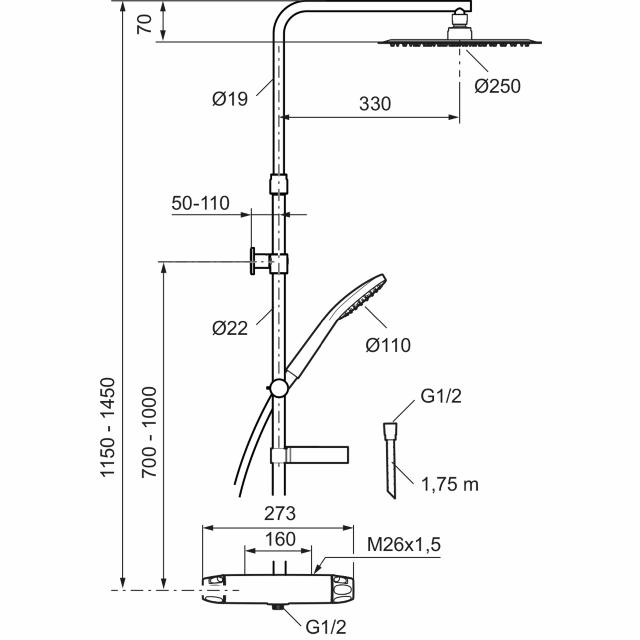FMM 9000XE takdusch paket 160 c/c