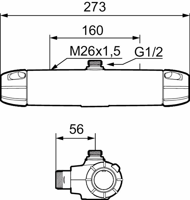FMM 8211 duschblandare 9000E 160 c/c