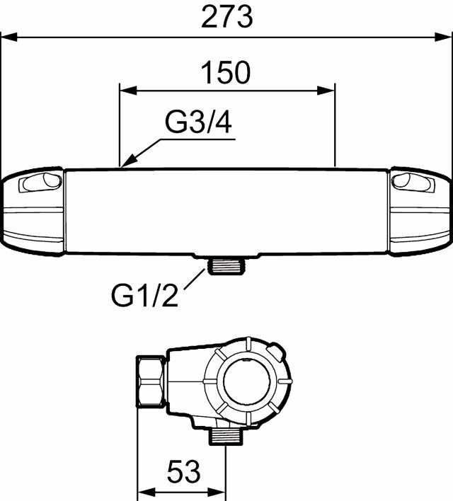 FMM 8210 duschblandare 9000E 150 c/c