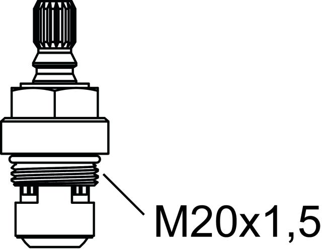 FMM 3590-0000 KRANÖVERDEL KERAMISK