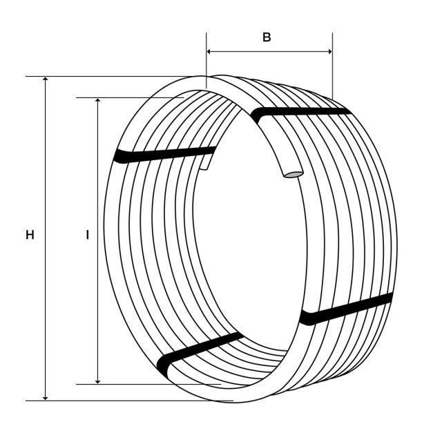 PEM-rör, PE100 40,100 meter