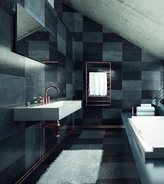 Falu 43108 vattenlås vinkel, koppar