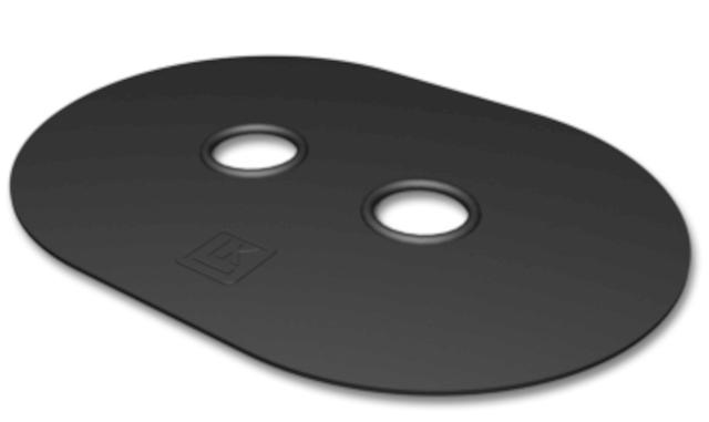 LK rörmanschett dubbel, 2-hål 40 c/c