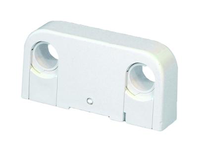 Purus 52123 rörklammer dubbel 15-18, 60 c/c, vit