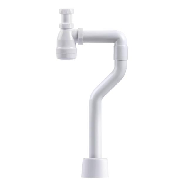 Purus vattenlåssats S-böj, vit