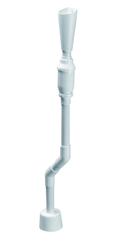 Spilltratt med vattenlåssats, utloppssats 