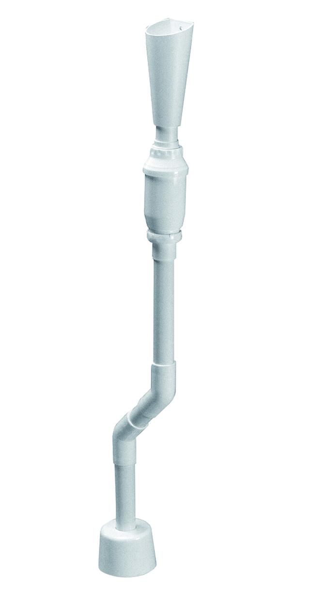 Spilltratt med vattenlåssats, utloppssats 