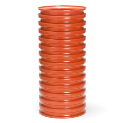 PVC stigarrör korrugerat utan muff 425, 2 meter