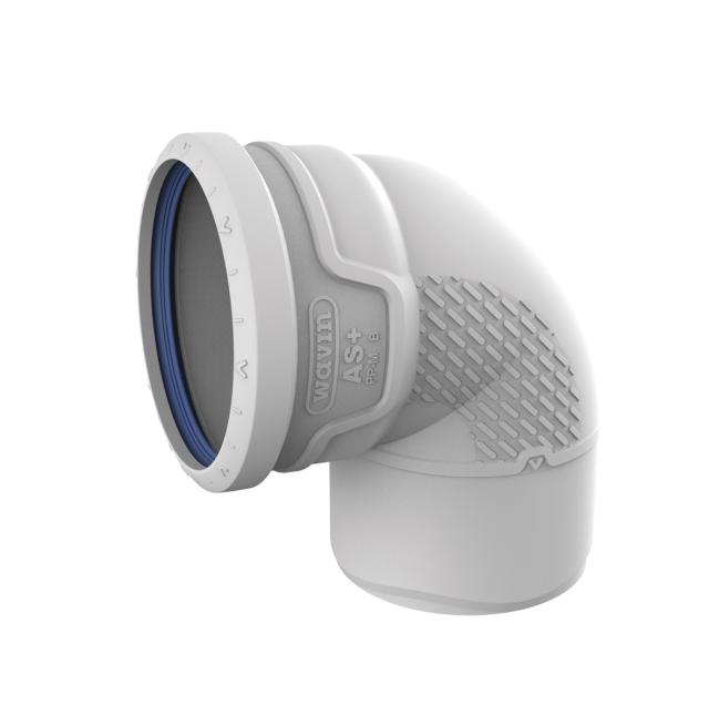 Wavin AS+ böj  110X87°, ljuddämpat avlopp