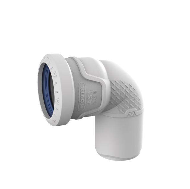 Wavin AS+ böj  75X87°, ljuddämpat avlopp