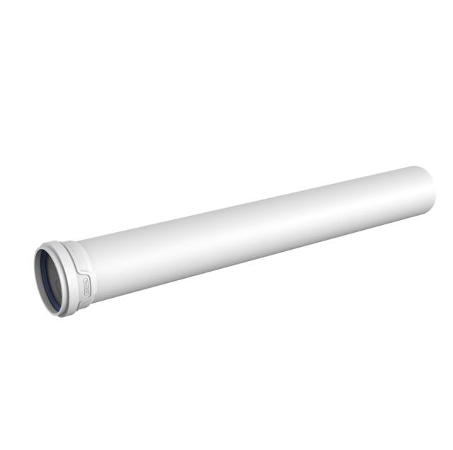 Wavin AS+ rör med muff 110, 3 meter, ljuddämpat avlopp