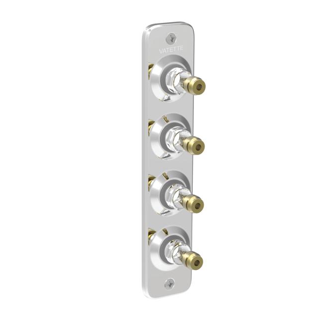 VA V6 kopplingsbricka 4-rörs 60 c/c 16X2,0-2,25 plast