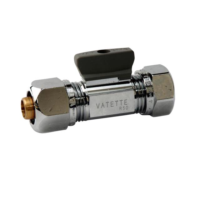 VA kulventil/övergång plast/cu 16X10