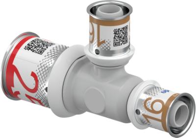 Uponor S-press Plus T-rör PPSU 25X16X16