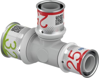 Uponor S-press Plus T-rör PPSU 32X25X25