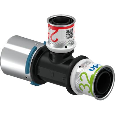 Uponor S-press Plus T-rör PPSU 40X25X32
