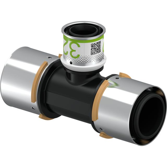 Uponor S-press Plus T-rör PPSU 50X32X50