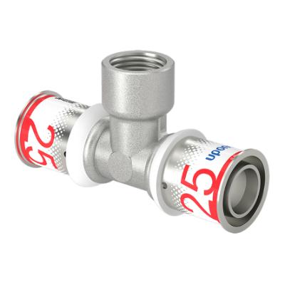 Uponor S-press Plus T-rör 25XR15X25, inv.g. 2 muffar