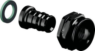 Q&E KOPPLING MED LÖPMUTTER PPSU 20XR20SN
