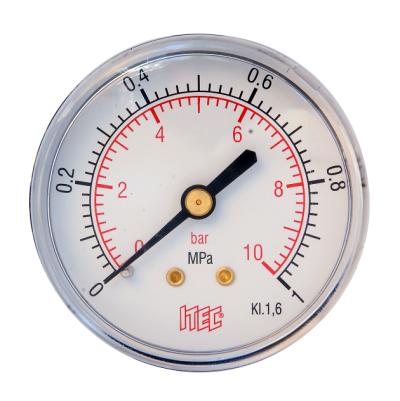 BA tryckmätare bakåt 65 mm 0-6 bar