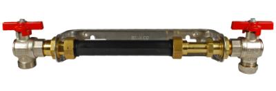 BA A500-11MP vattenmätarkonsol med kulventil 22XR25