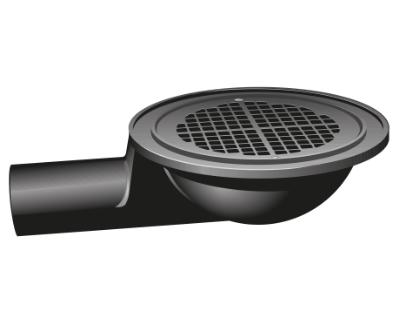 Spygatt med sidutlopp 150X65