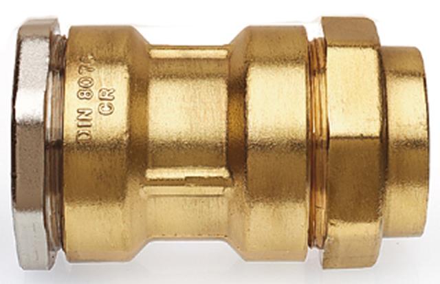 Isiflo rak koppling 22X20 kläm x kläm