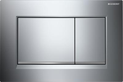 Geberit Sigma20 tryckplatta, blank fkr