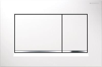 Geberit Sigma30 tryckplatta, vit