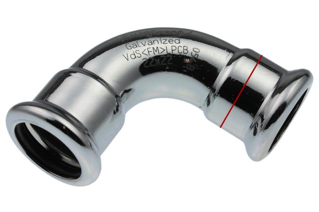 VSH M-press FZ 12 böj 90° 2 muffar