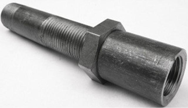 Smidda skarvrör svart 10